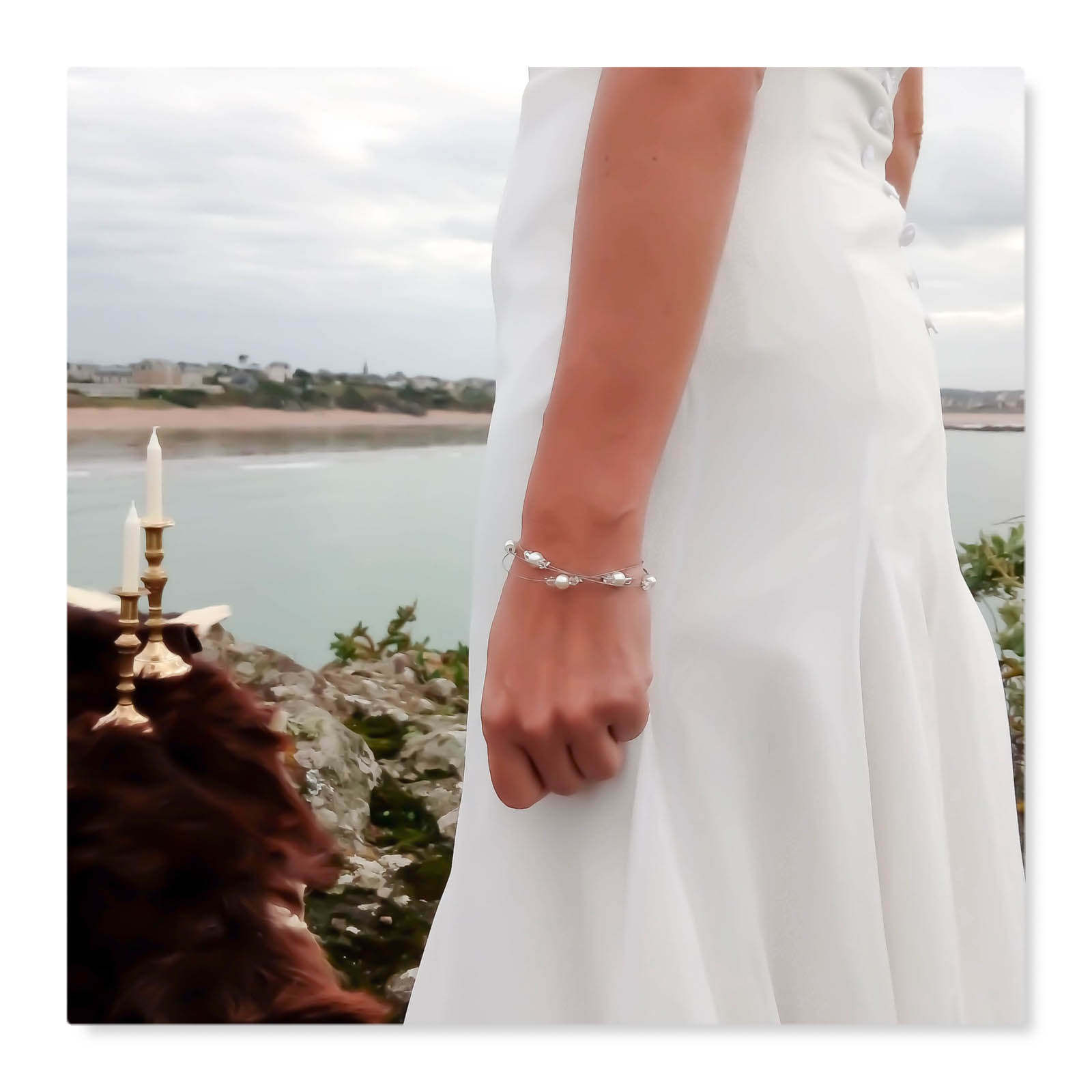 bracelet mariage multirangs