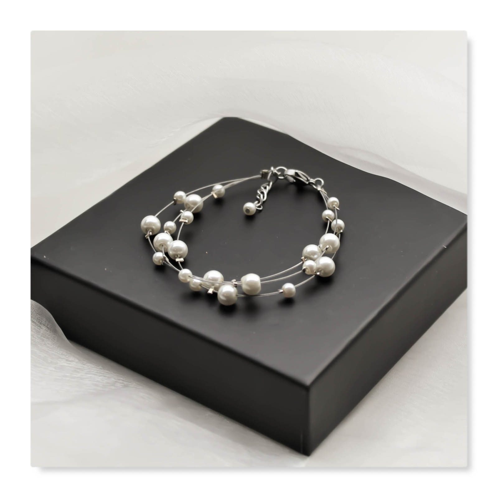 bracelet mariage nacré