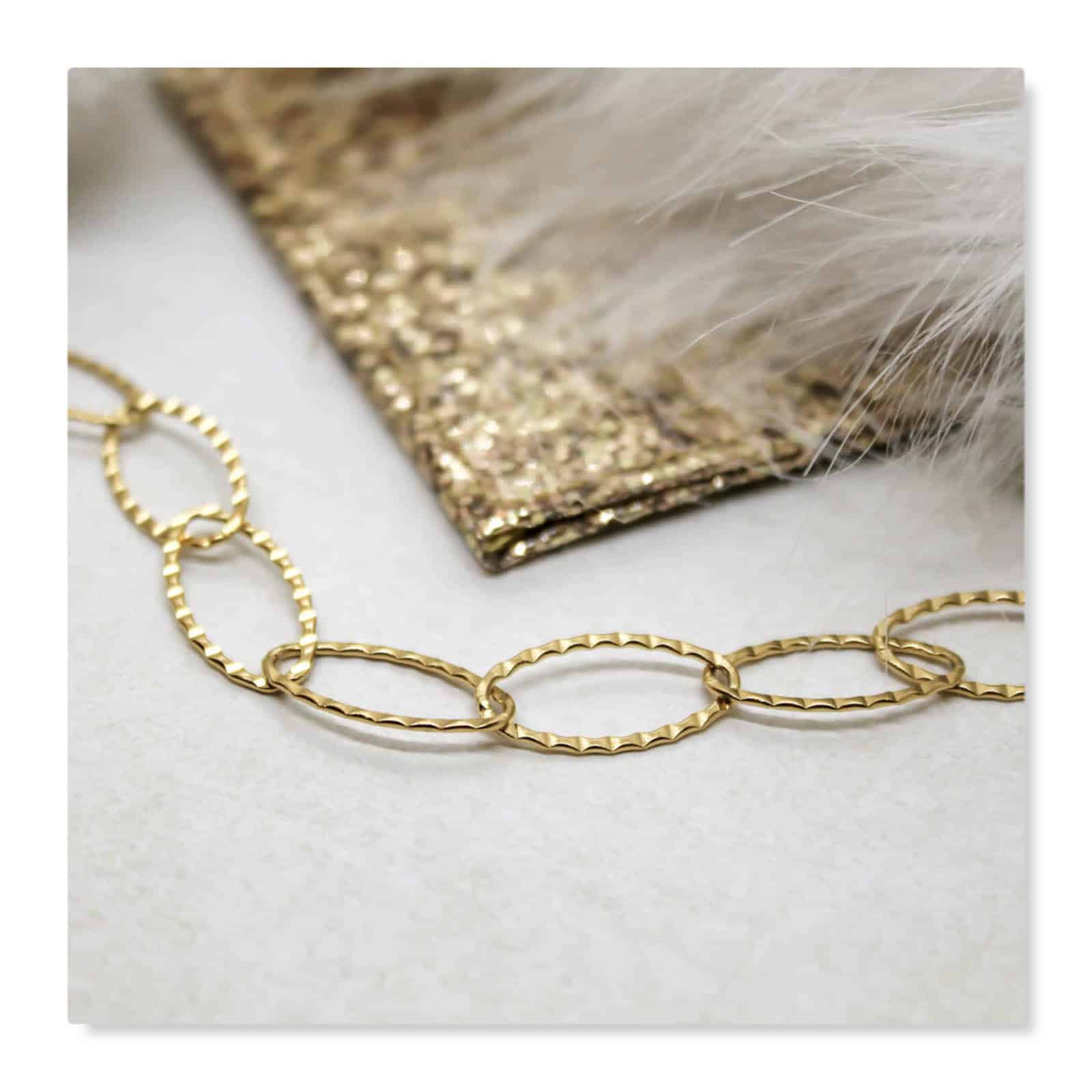 Bracelet maillons grosses mailles