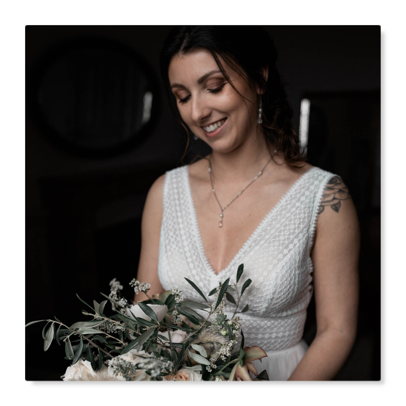 collier chic mariage