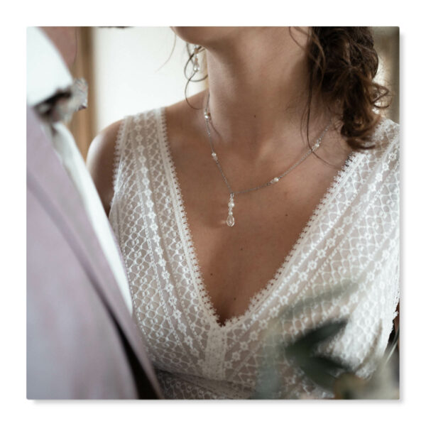 collier chic mariage