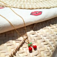 Collier cerise envie de le croquer