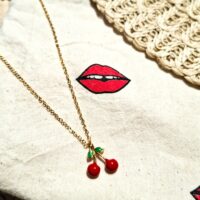 Collier cerise envie de le croquer