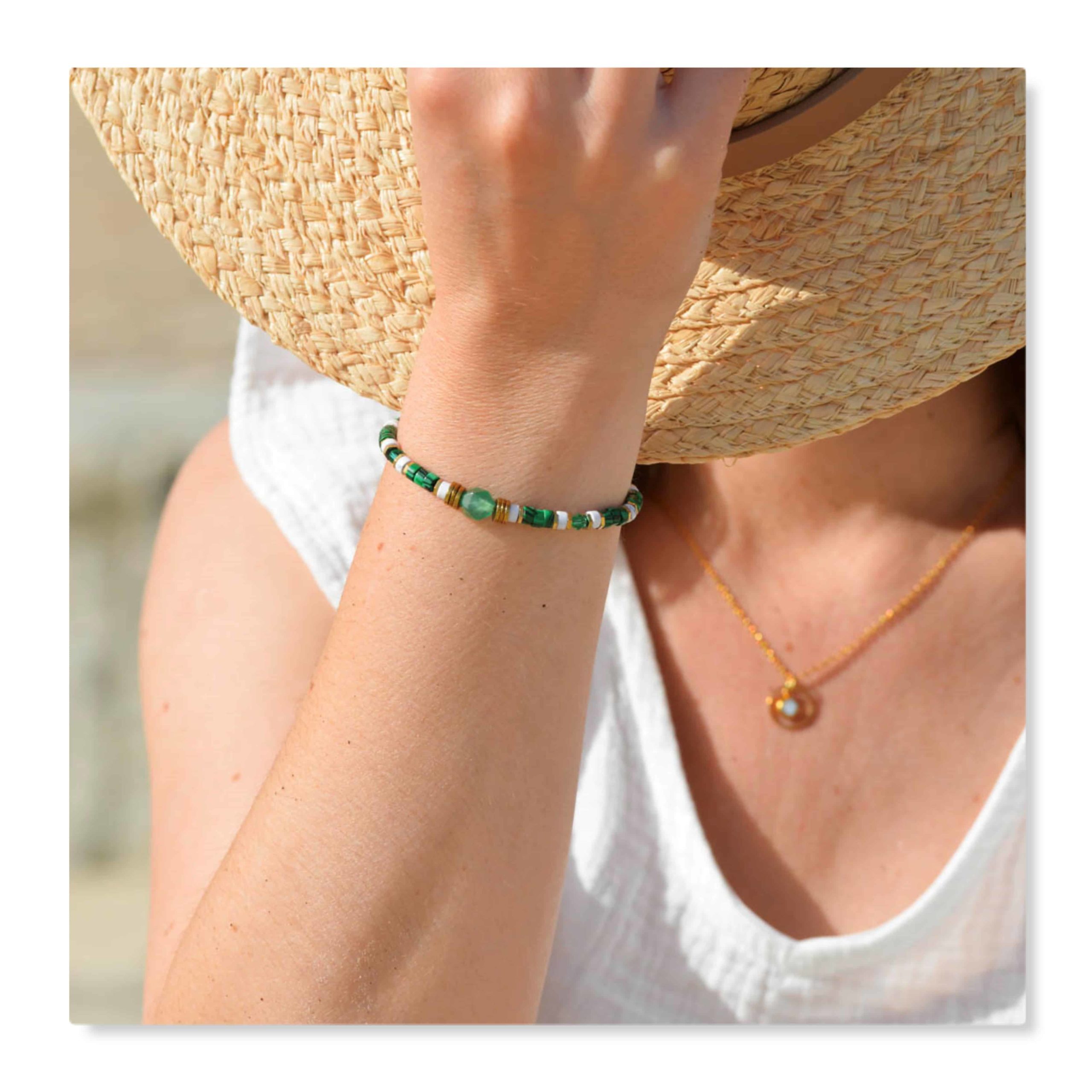 Bracelet green addict