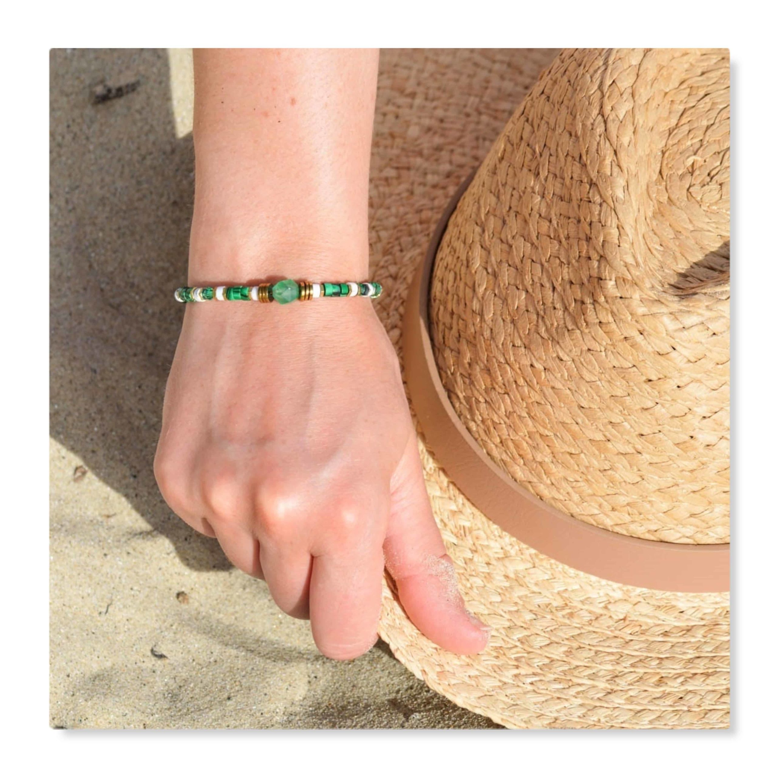 Bracelet green addict