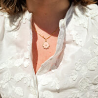 collier fleur de cerisier