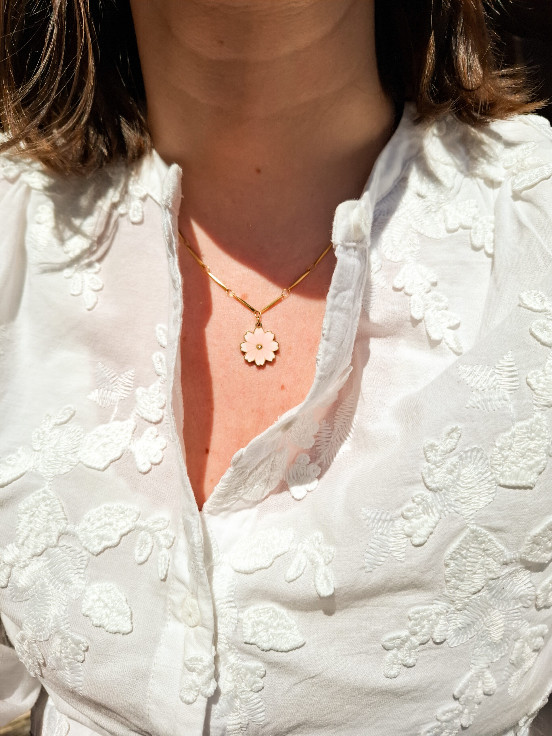 collier fleur de cerisier
