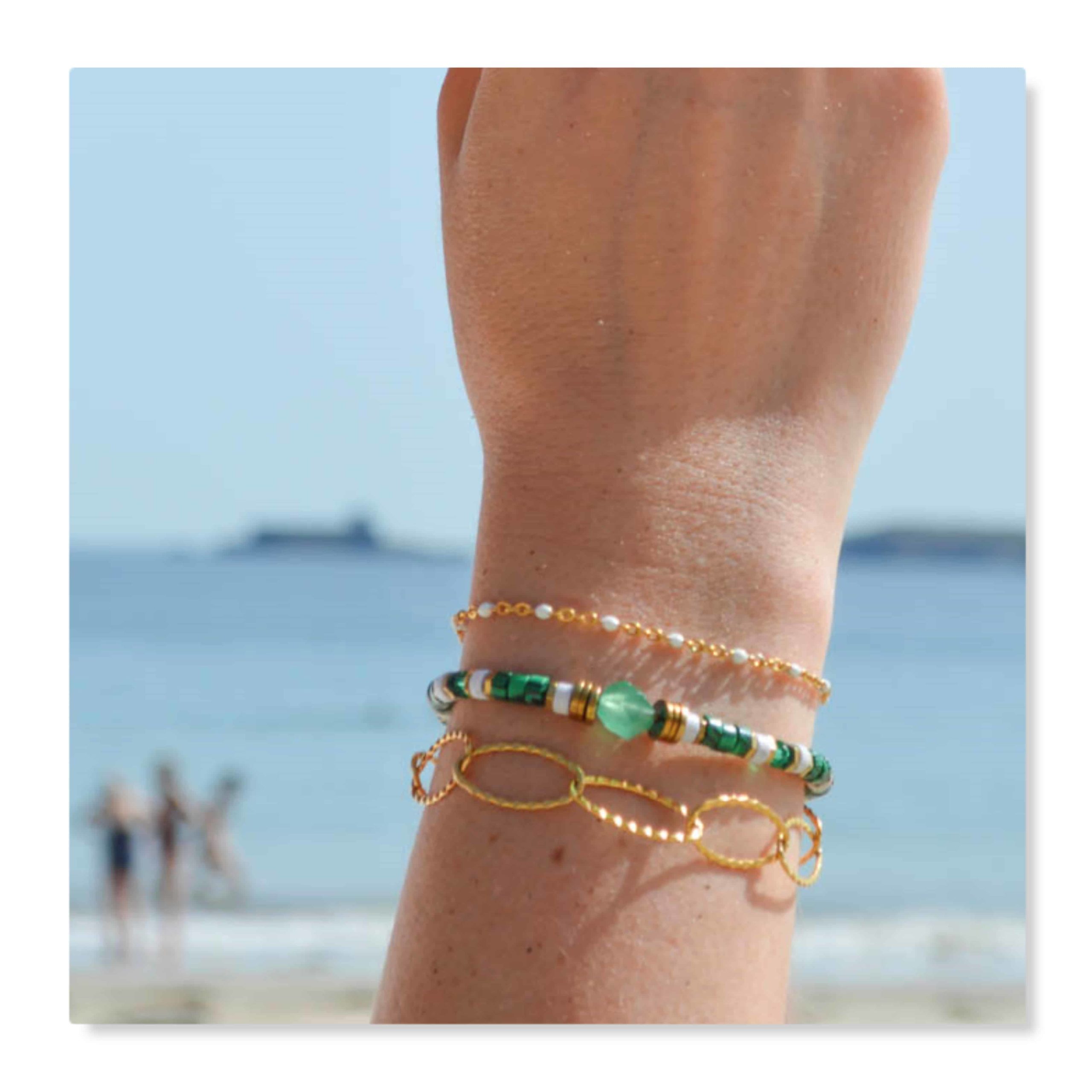 Bracelet green addict